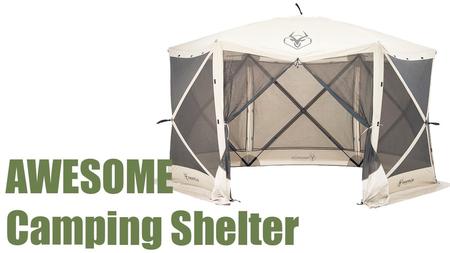 3 AWESOME Camping Shelter You Can Buy On AMAZON