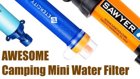 3 Camping Mini Portable Water Filter that You NEED To SEE
